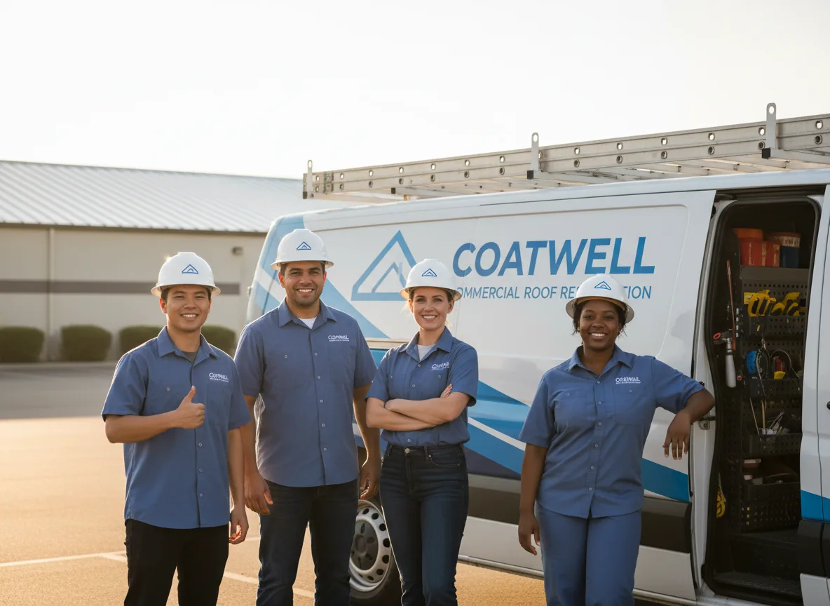 Commercial roof coating company in Cookville, TX